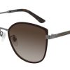 Gucci GG0589SK Cat-Eye Sunglasses, Brown Gradient Lenses, 57mm