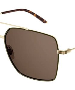 Gucci GG1053SK Caravan Sunglasses, Gold Frames, 61mm