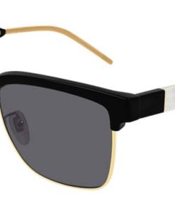 Gucci GG0603S Clubmaster Sunglasses, Black Frames, 56mm