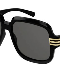 Gucci GG0979S Oversized Square Sunglasses, Grey Lenses, 59mm
