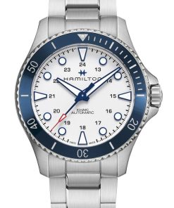 Hamilton Khaki Navy Scuba Auto Silver Dial Stainless Steel Bracelet Watch, 43mm