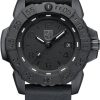 Luminox Navy SEAL Steel Black Dial & Rubber Strap Diver Watch, 45mm