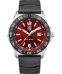 Luminox Pacific Diver 3135 Crimson Red Dial Watch, 44mm