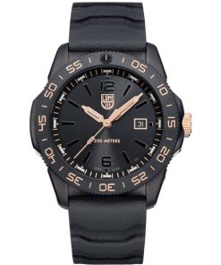 Luminox Sea Series Limited Edition Pacific Diver Black & Gold Watch, 44mm
