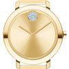 Movado BOLD Evolution Yellow Gold-Tone Metallic Dial & Link Bracelet Watch, 34mm