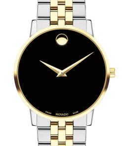 Movado Museum Classic Black Dial Two-Tone Stainless Steel Watch, 40mm