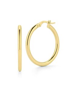 Roberto Coin 18K Yellow Gold 25mm Oval Hoop Earrings