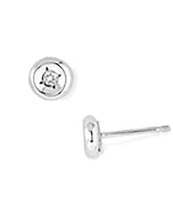 Roberto Coin 18KT White Gold Diamond Earrings