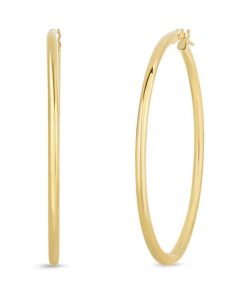 Roberto Coin 18K Yellow Gold Large 45mm Hoop Earrings