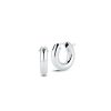 Roberto Coin 18K White Gold Small Round Hoop Earrings