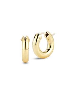 Roberto Coin 18K Yellow Gold Small Round Hoop Earrings