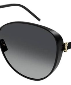 Saint Laurent Monogram SL M91 Sunglasses Grey Gradient Lenses, 59mm