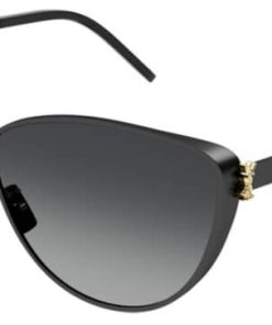 Saint Laurent Monogram SL M90 Sunglasses Grey Gradient Lenses, 58mm