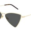 Saint Laurent New Wave SL 303 JERRY Sunglasses, Gold Frames, 56mm