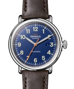 Shinola The Runwell Automatic 45mm Royal Blue Dial Mens Watch