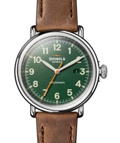 Shinola The Runwell Automatic 45mm Green Matte Dial Mens Watch