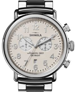 Shinola The Runwell Chrono 47mm Stainless Steel Mens Watch