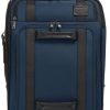TUMI Merge Navy/Black International Expandable Front Lid 4 Wheeled Carry-On