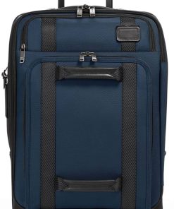 TUMI Merge Navy/Black International Expandable Front Lid 4 Wheeled Carry-On