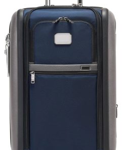 TUMI Alpha Navy/Grey International Dual Access 4 Wheeled Carry-On