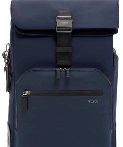TUMI Harrison Navy Osborn Roll Top Backpack