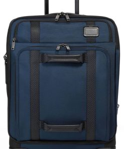 TUMI Merge Navy/Black Continental Front Lid 4 Wheeled Carry-On