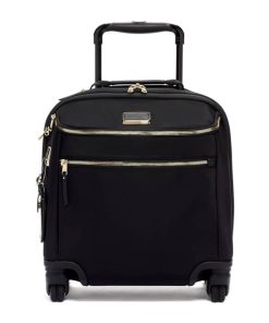 TUMI Voyageur Black/Gold Oxford Compact Carry-on