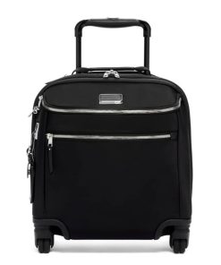 TUMI Voyageur Black/Silver Oxford Compact Carry-On