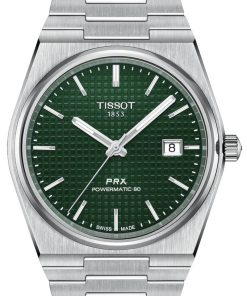 Tissot PRX Powermatic 80 Green Dial Stainless Steel Bracelet Watch, 39.5mm