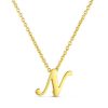 Roberto Coin 18K Small Script Initial &apos;N&apos; Pendant
