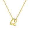 Roberto Coin 18K Small Script Initial &apos;Q&apos; Pendant