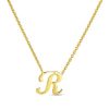 Roberto Coin 18K Small Script Initial &apos;R&apos; Pendant
