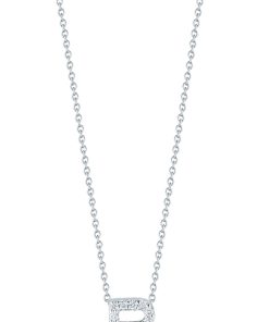 Roberto Coin 18K Love Letter &apos;B&apos; Pendant With Diamonds