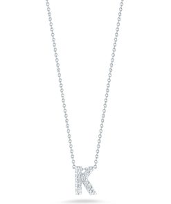 Roberto Coin 18K Love Letter &apos;K&apos; Pendant With Diamonds