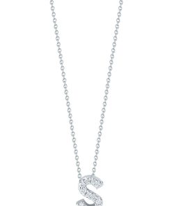 Roberto Coin 18K Love Letter &apos;S&apos; Pendant With Diamonds