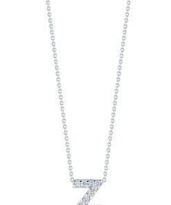 Roberto Coin 18K Love Letter &apos;Z&apos; Pendant With Diamonds