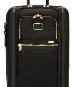 TUMI Alpha 3 Black/Gold International Dual Access 4 Wheeled Carry-On