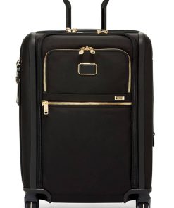 TUMI Alpha 3 Black/Gold Continental Dual Access 4 Wheeled Carry-On