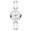 Movado Amorosa White MOP Dial Double-Bar Bangle Watch, 24mm