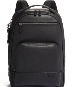 TUMI Harrison Black Warren Backpack Leather