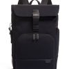 TUMI Harrison Black Osborn Roll Top Backpack