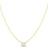 Roberto Coin 18K Yellow Gold Emerald Cut Diamond Necklace