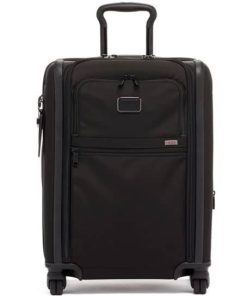 TUMI Alpha 3 Black Continental Dual Access 4 Wheeled Carry-On