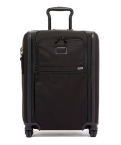 TUMI Alpha 3 Black Continental Expandable 4 Wheeled Carry-On