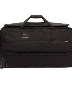 TUMI Alpha 3 Black Large Split 2 Wheeled Duffel