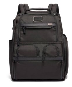 TUMI Alpha 3 Black Compact Laptop Brief Pack