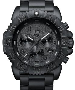 Luminox 3180 Series Navy Seal Colormark Chrono Black Stainless Steel Mens Watch