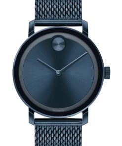 Movado Bold 40mm Quartz Blue Mens Watch