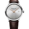 Raymond Weil Toccata Quartz Silver Dial Brown Leather Strap Watch, 39mm