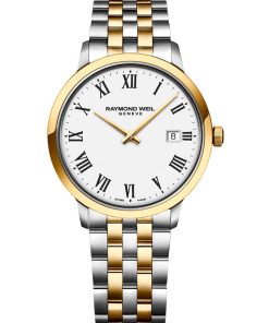 Raymond Weil Toccata Classic Two-Tone White Dial Quartz Mens Watch